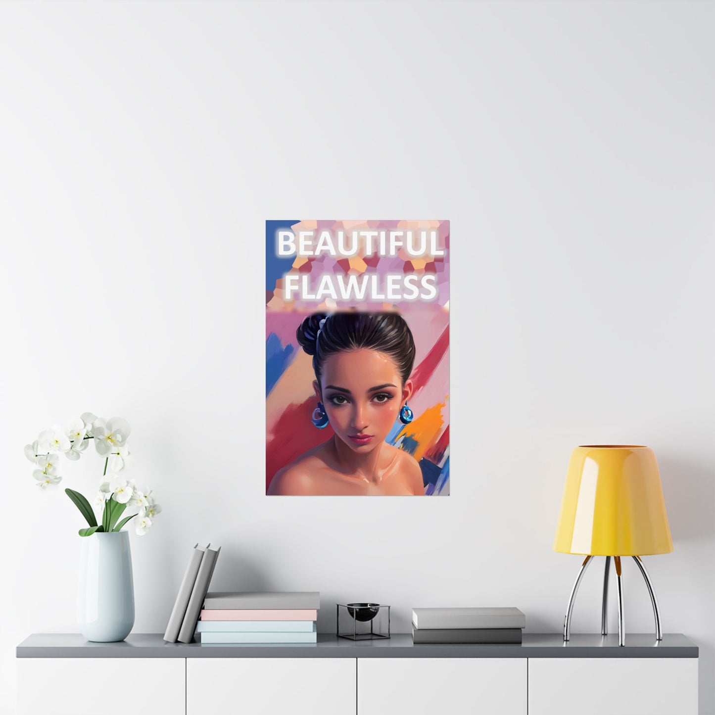 Beautiful Flawless Portrait ( Cynthia ) - Wall Poster