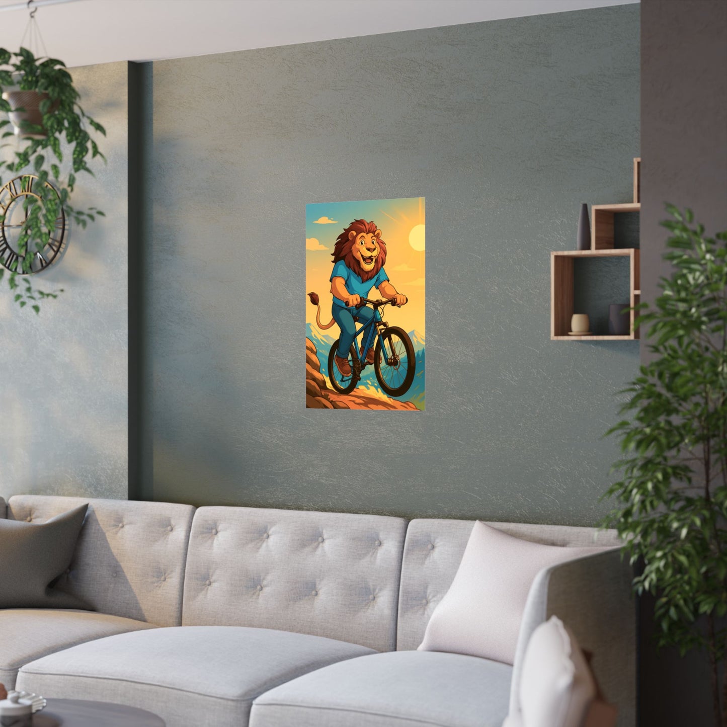 Get Active ( Lion ) - Wall Poster