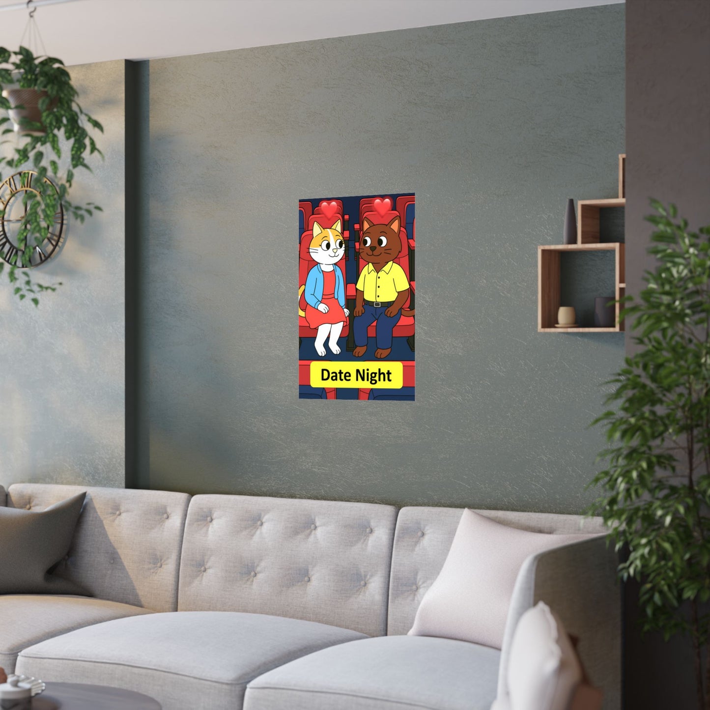 Date Night ( Stephanie & David ) - Wall Poster
