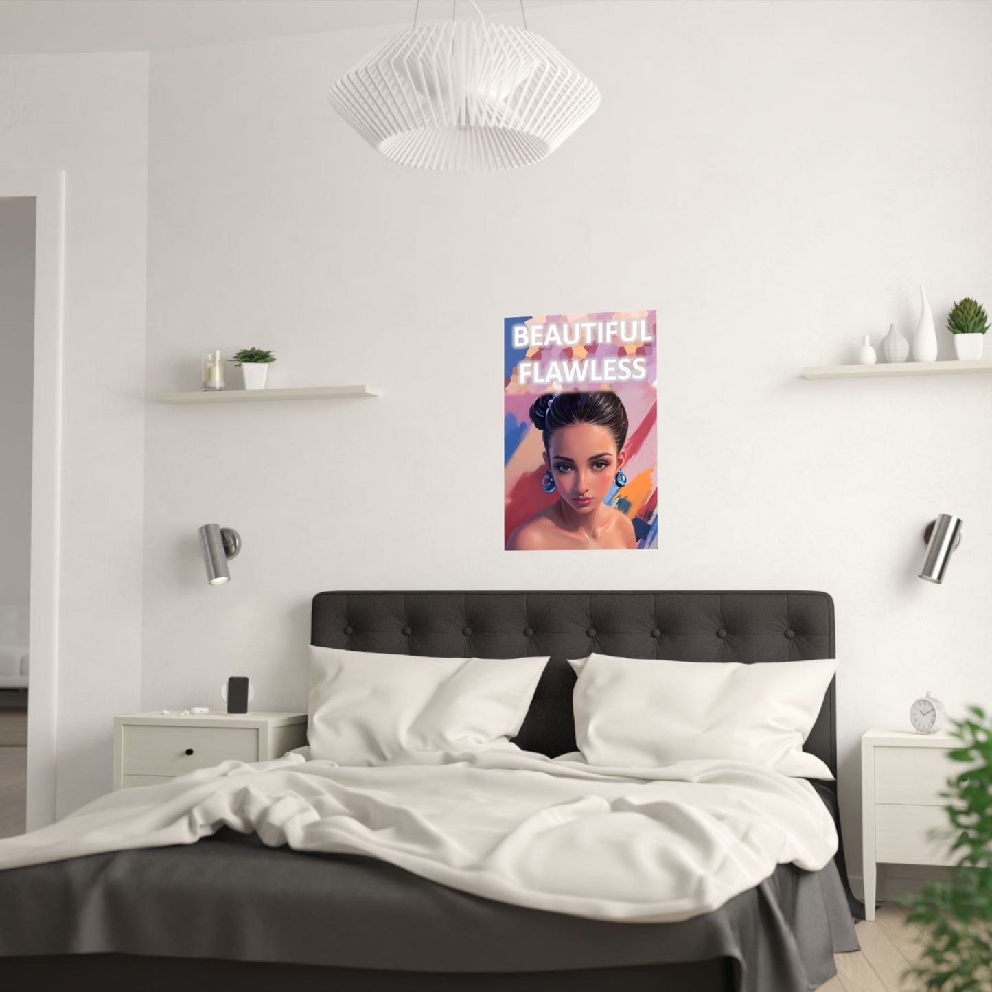 Beautiful Flawless Portrait ( Cynthia ) - Wall Poster